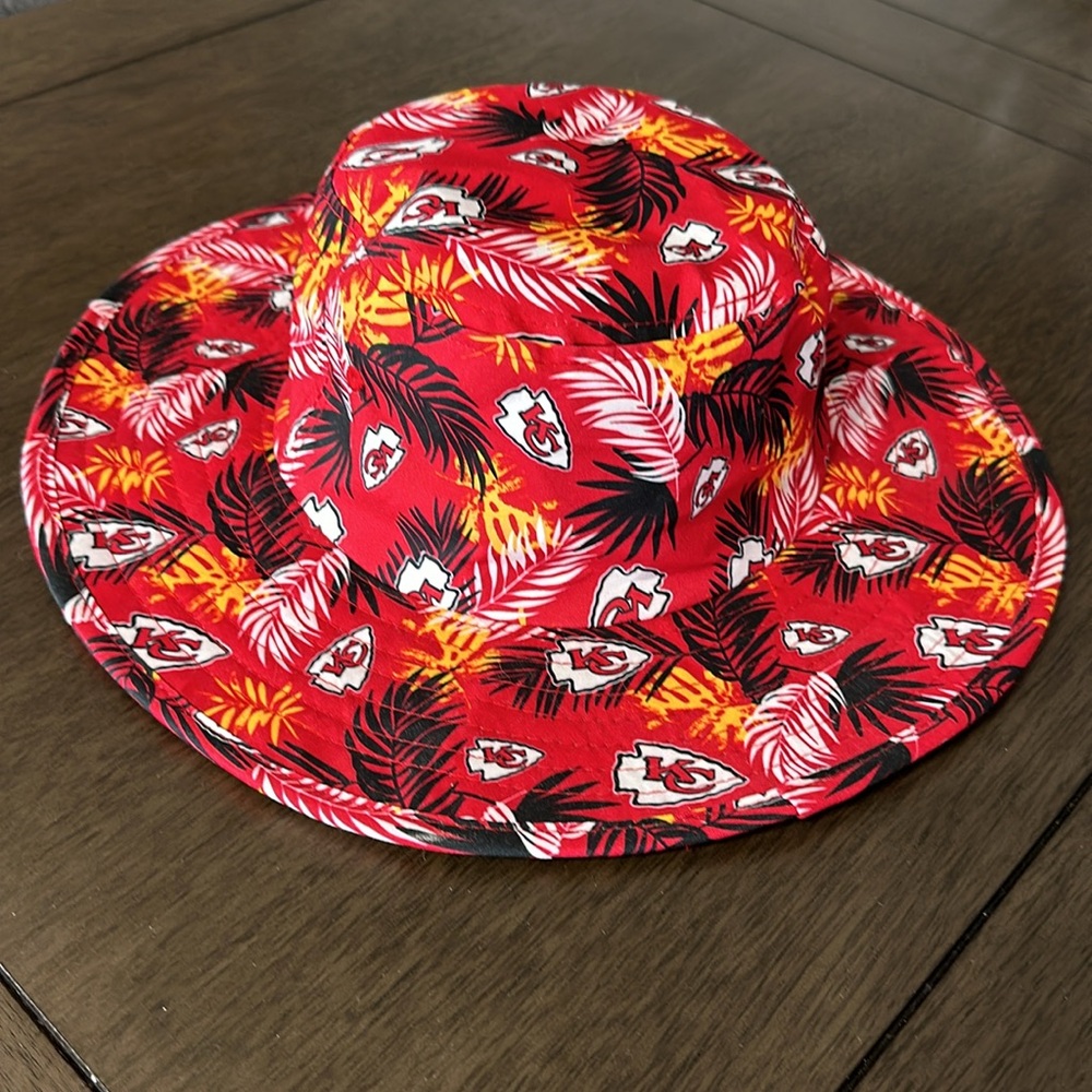NFL Kansas City Chiefs Floral Boonie Bucket Hat